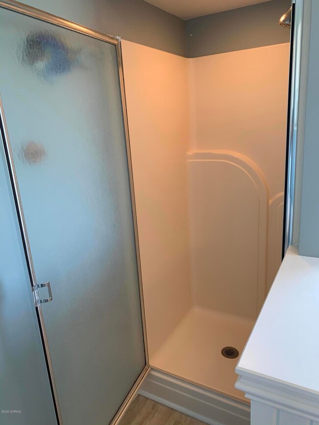Master shower