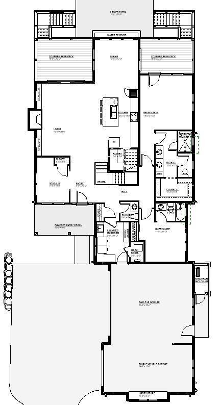 242 Main level floor plan