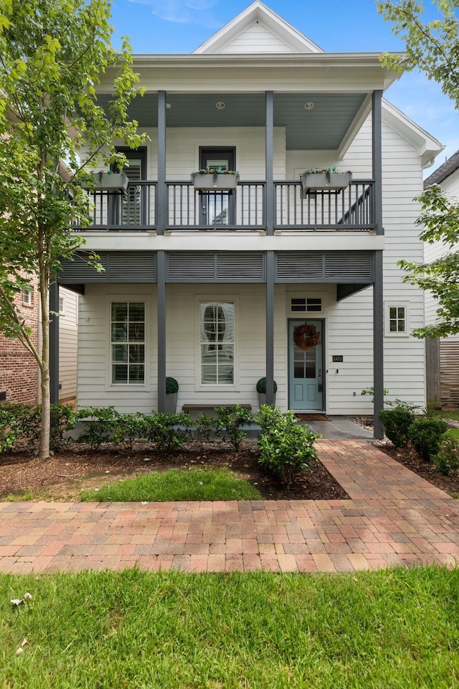 Beautiful Elevation with Balcony off of the Primar