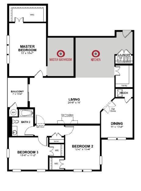 Beazer Homes Gatherings Wiltshire floor plan