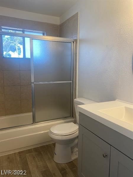 Full bathroom featuring vanity, combined bath / sh