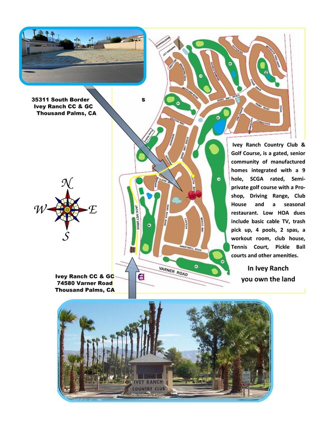 Map to 74628 Gaucho Way