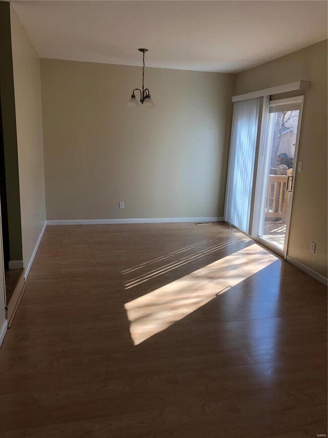 Sunken dining room