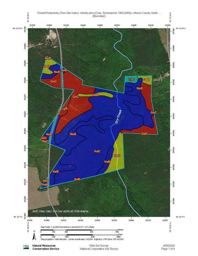 Forest Productivity (Tree Site Index)_ l