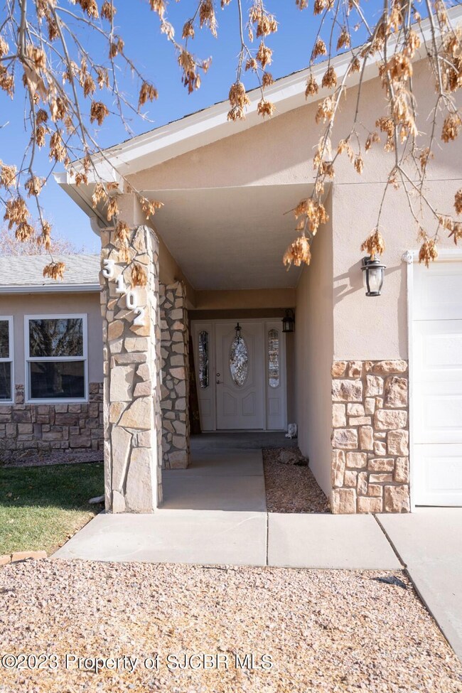 Front Entrance to House