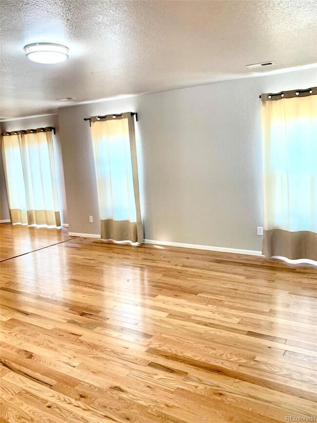 Open layout from Great room to dining area
