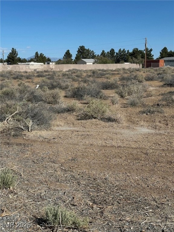 View of undeveloped land