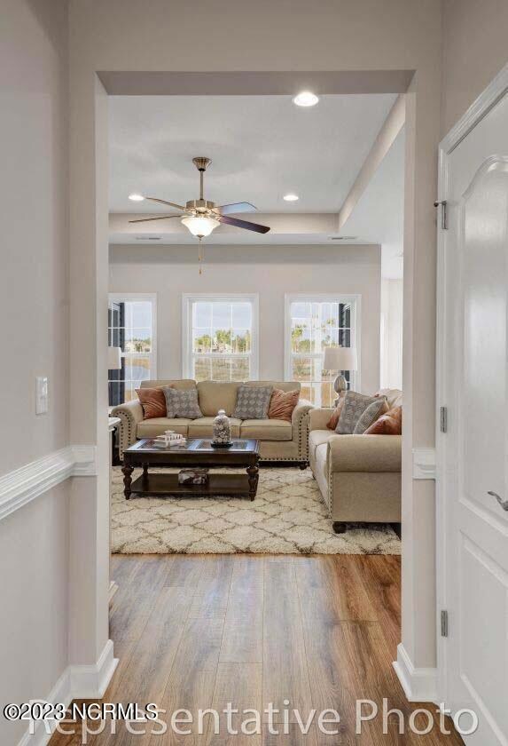 Harmony view of livingroom from foyer