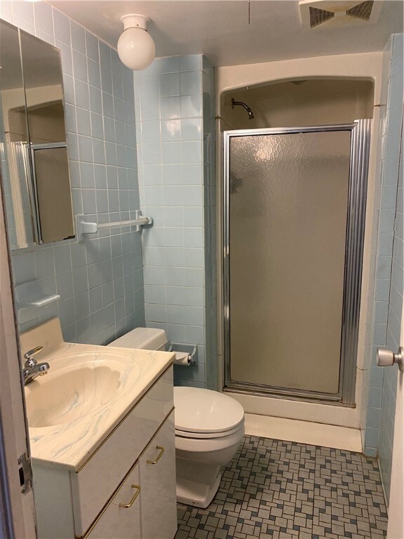 Bathroom on lower level.