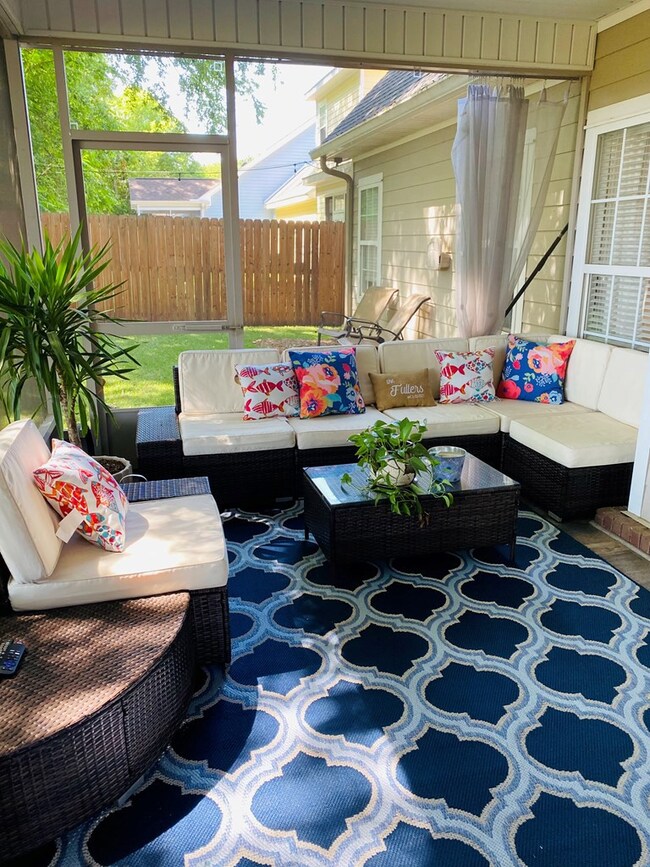 Screened=in patio