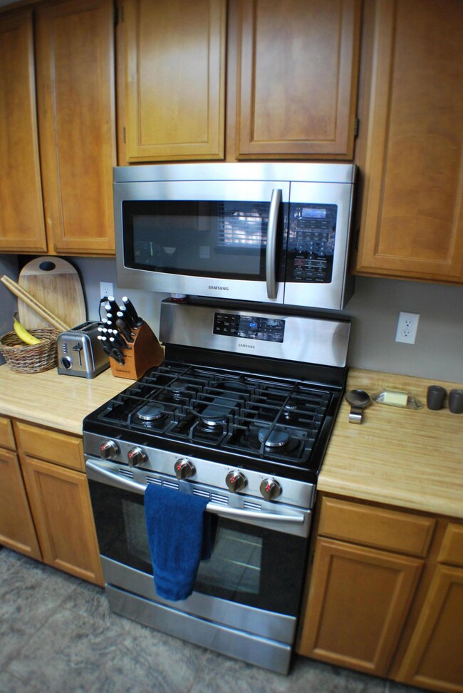 Stainless stell 5-burner stove