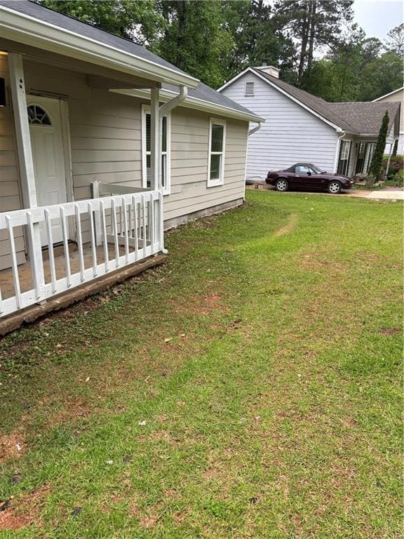 View of yard