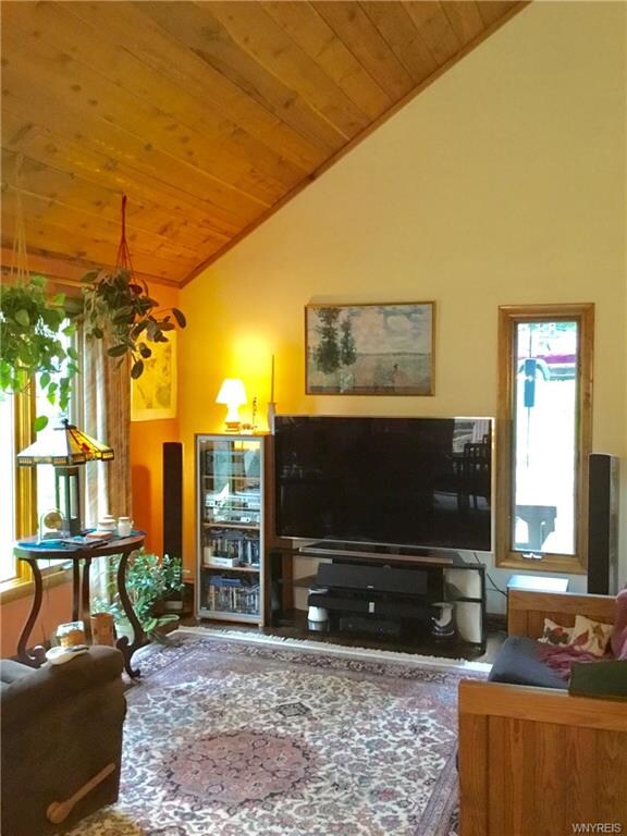 At the other end of the dining area is the family 