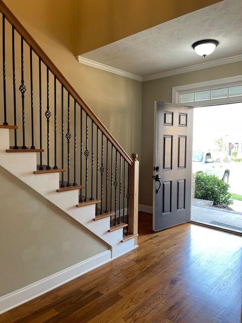 Metal detail stair entrance