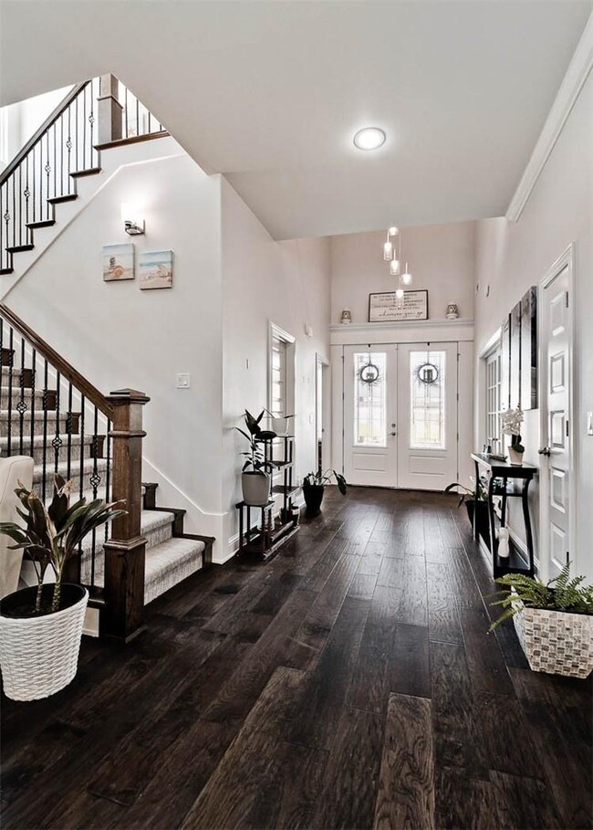 Wide entry with double doors