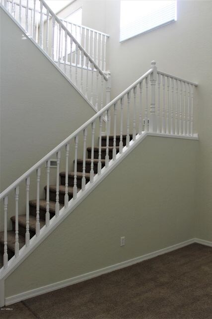 Stairwell view from front door