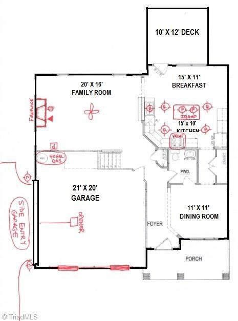 1st FLR Cut Sheet with Upgrades Included