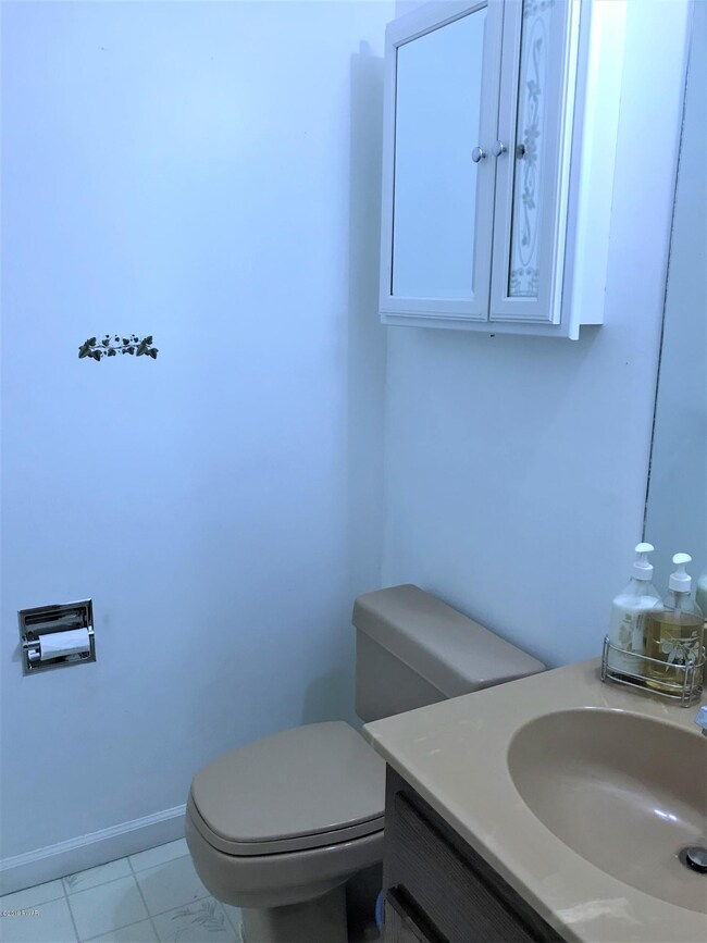 First floor half bathroom