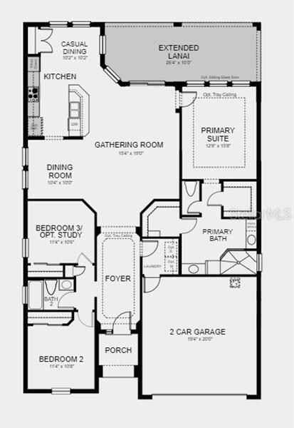 Structural options added to 12742 Serene Bocage Place include: Gourmet Kitchen and Covered Extended Lanai.