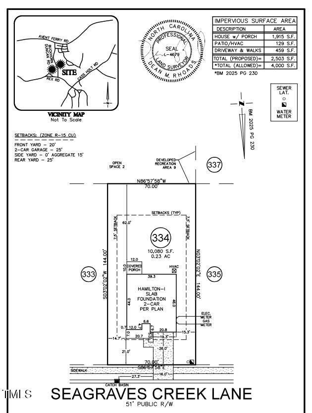 plot plan