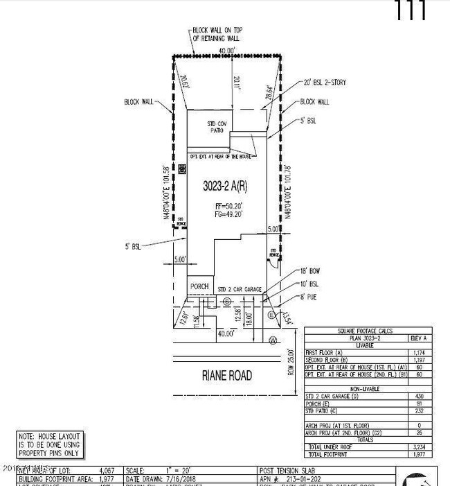 Plot Plan