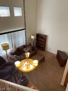 Bright Family Room.  Several windows.