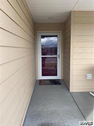 Private front door entrance