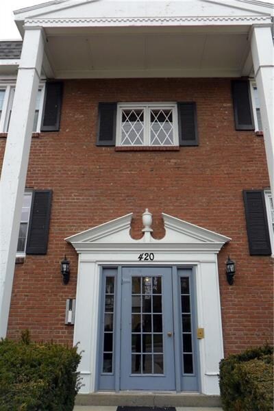 Front entry to the condo building