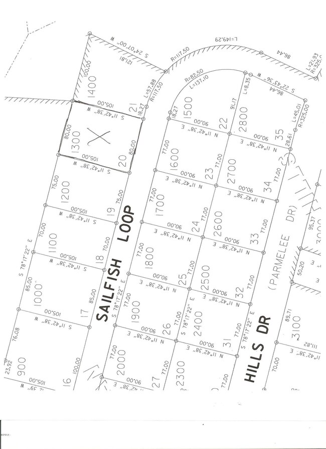 plot map of lot in Ocean Hills