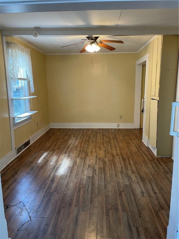 looking into dining room from living room