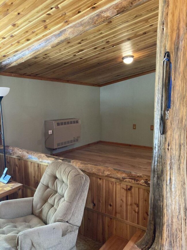 Looking from living room to TV room
