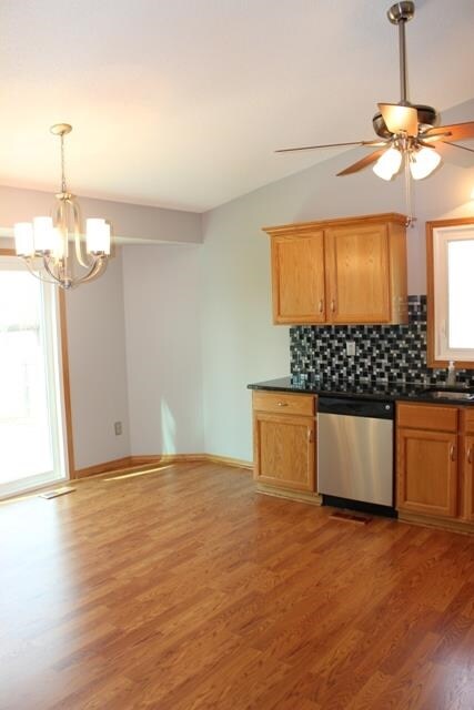 Granite counters, new stainless appliances