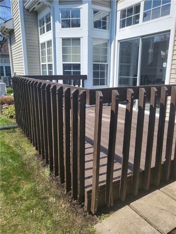 Refinished deck