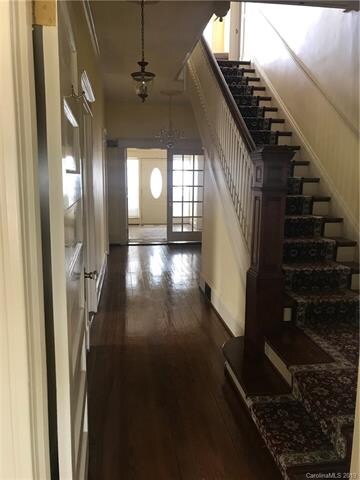Front to back hall and staircase