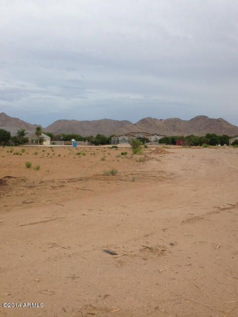 View of San Tan Mountains/back of lot