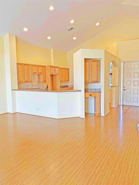 kitchen from living room