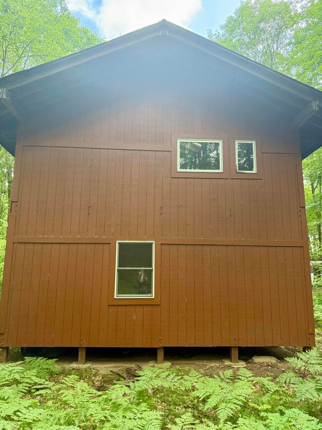 Rear of barn