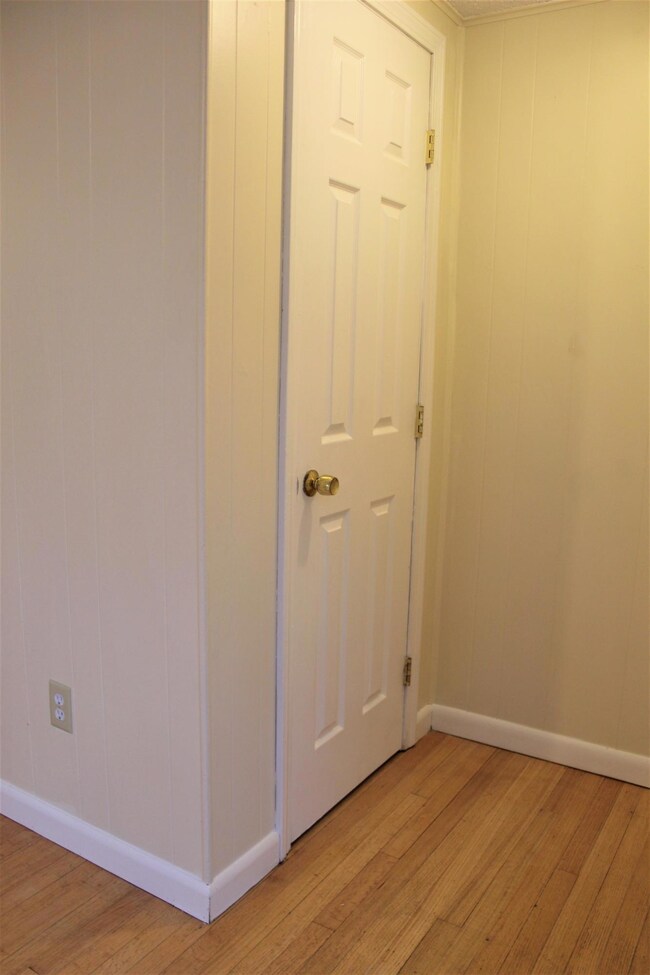 Coat closet in front entry