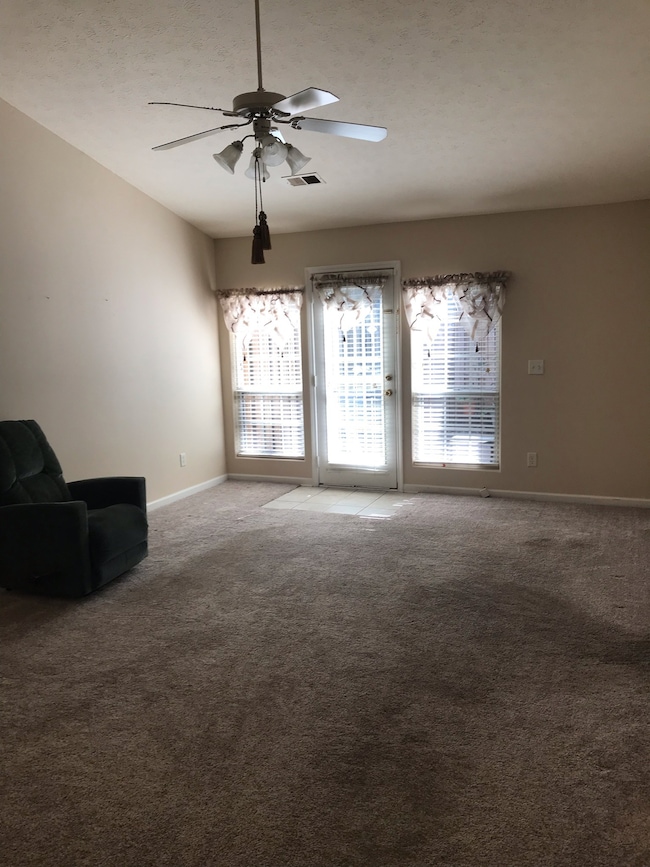 Sunny window to back of Living Room.