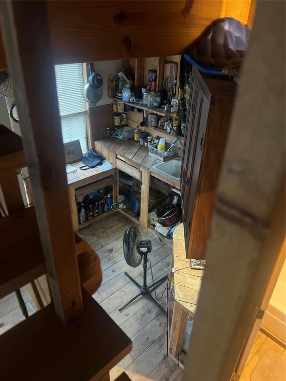 View of storage room