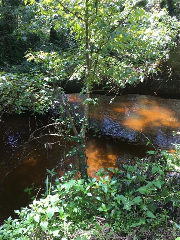 Large, fast flowing creek