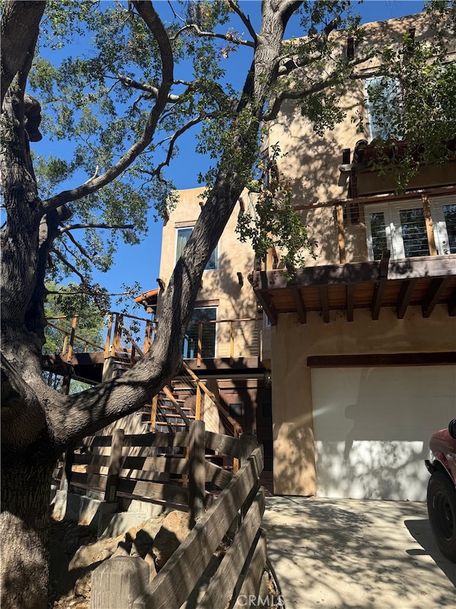 Entry stairs on the left