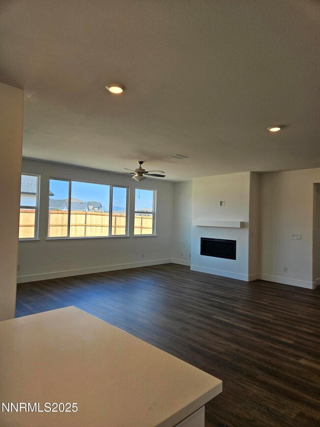 Greatroom and fireplace