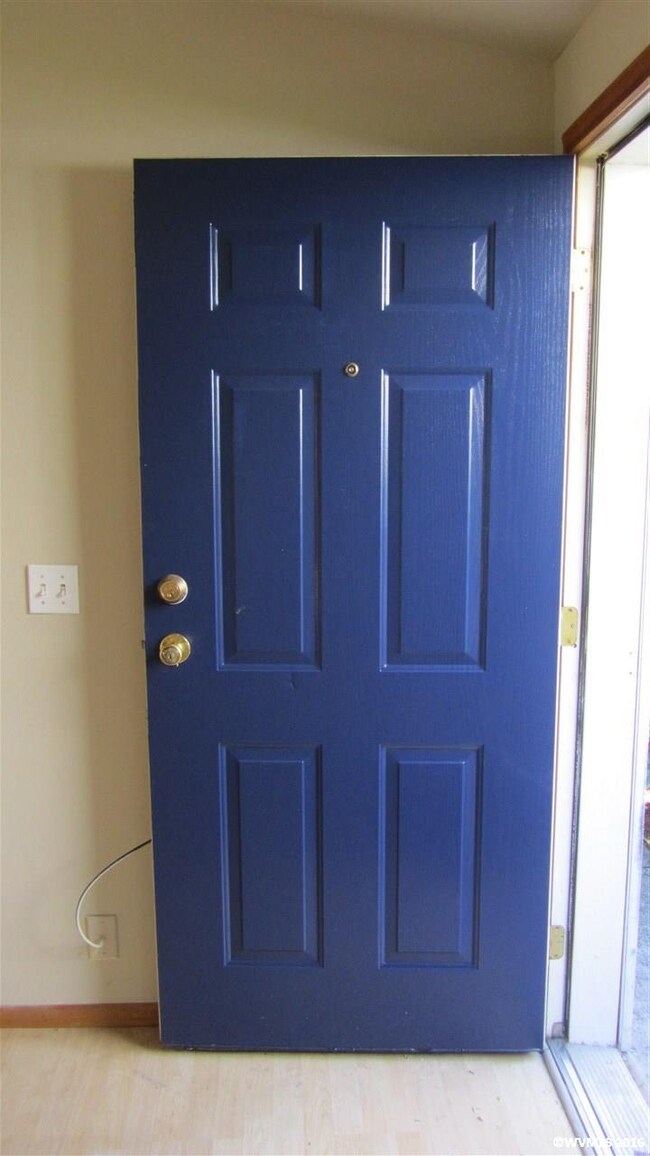 9-2015 Door painted and entry locks and door handl