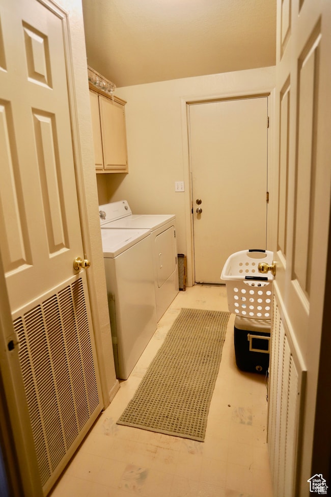 Laundry area with washer and dryer