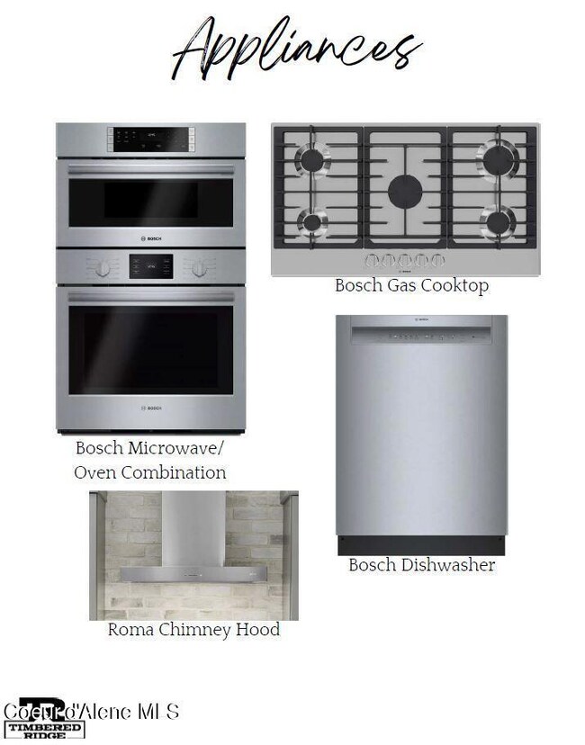 Appliance Selections