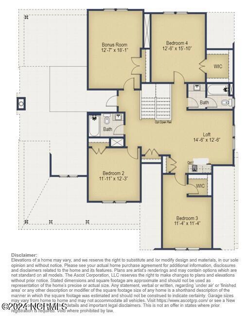 (1) 205 Carmine Road- 2nd Floor Elevatio