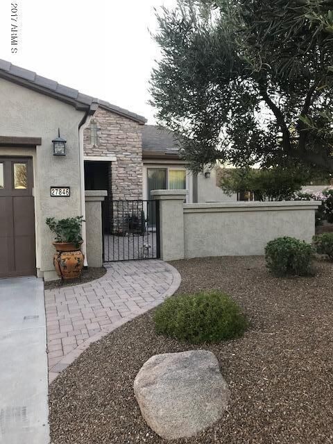 Paved path & front courtyard