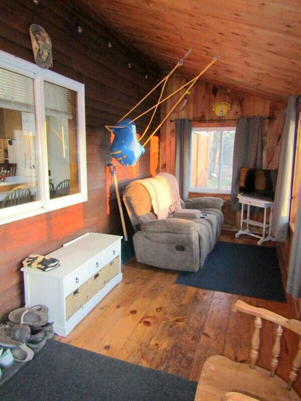 enclosed side porch