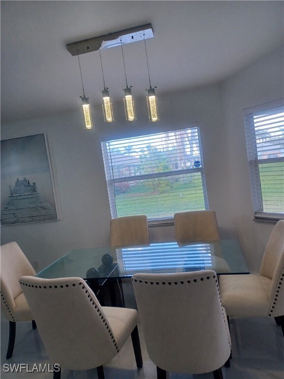 View of dining area